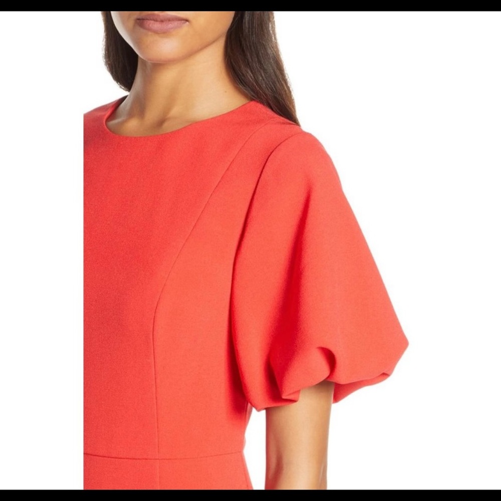 ❤️Eliza J Puff Sleeve Red Dress❤️ - Picture 3 of 6